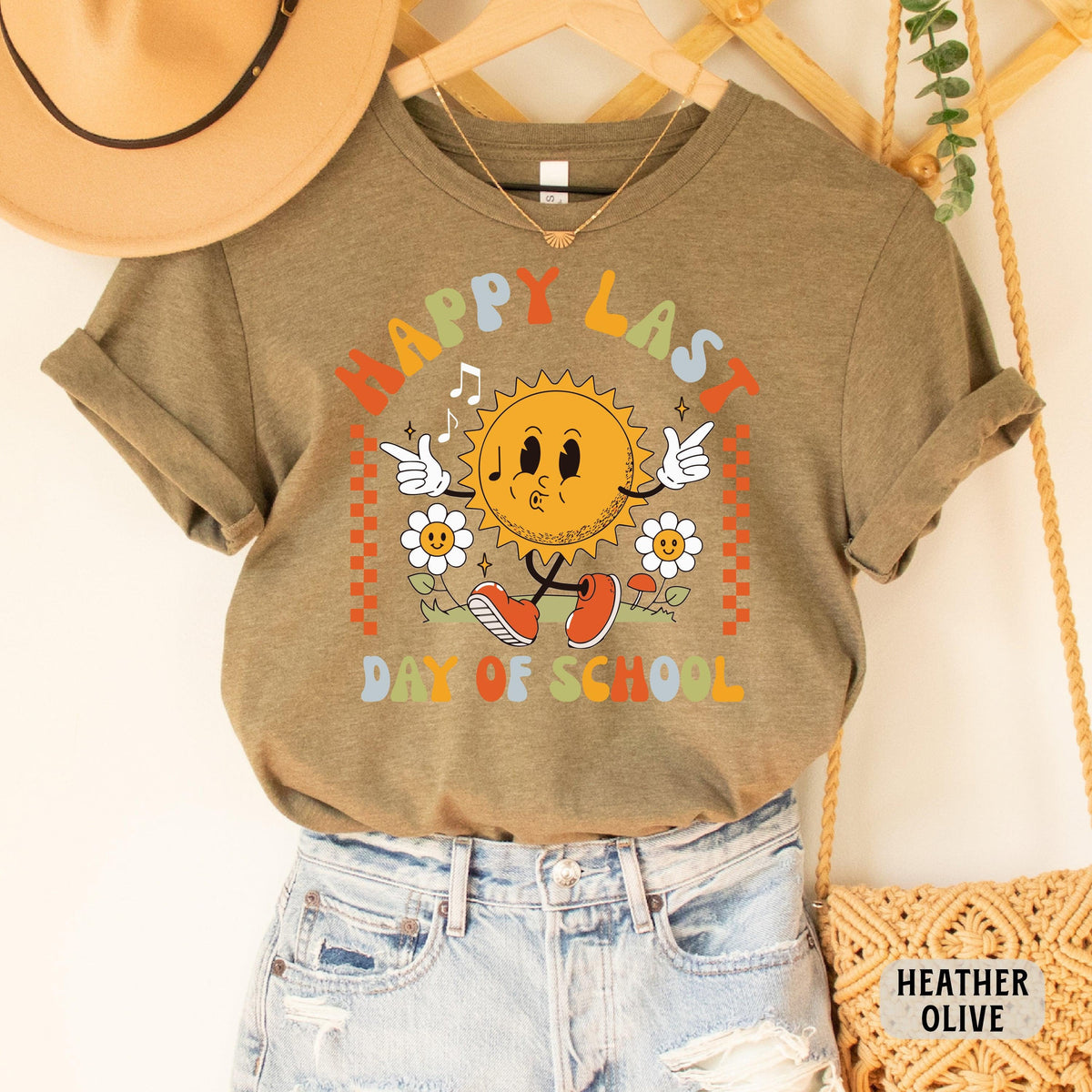 Happy Last Day of School Shirt Teacher Life Gift Funny Teacher Shirt End Of School Shirt School Life Shirt