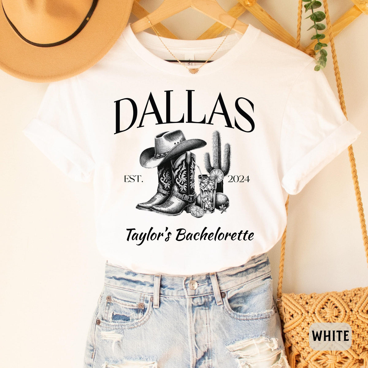 Custom Location Bachelorette Shirt Bachelor Party Shirt Western Bridal Party Shirt Team Bride Shirt