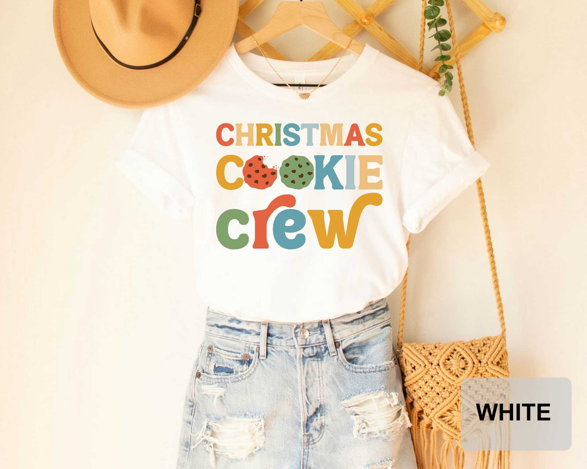 Christmas Cookie Crew Shirt Cookie Lover Gift Cookie Matching Family Shirts Baking Crew Shirt