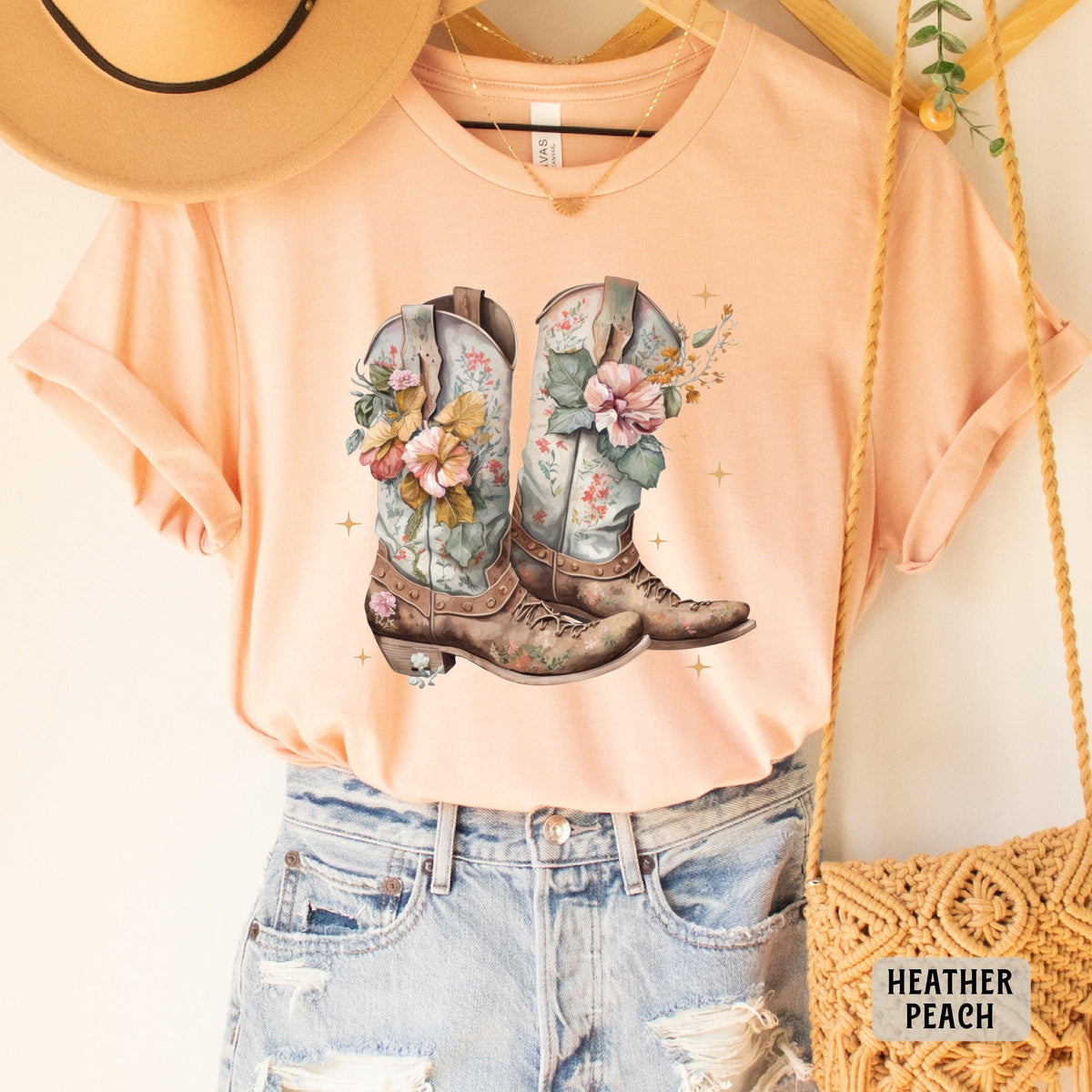 Cowgirl Boots Shirt Country Shirt Western Boots Shirt Country Concert Shirt Rodeo Shirt