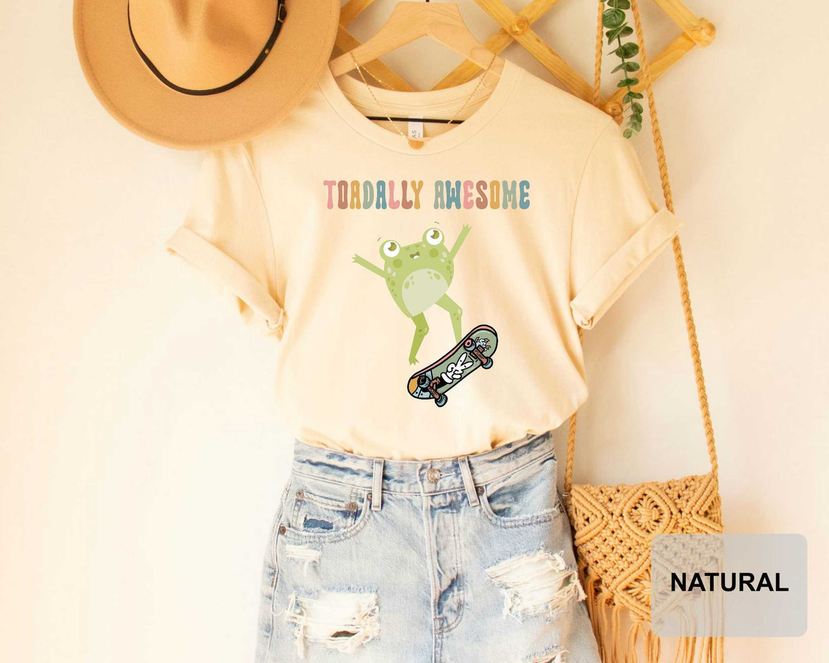 Funny Frog Skateboard Shirt Toad Pet Owner Skate Roller Tshirt Skare Boarder Shirt