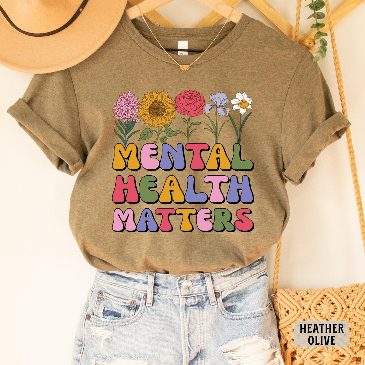 Mental Health Matters Shirt Psychologist Shirt Anxiety Shirt Therapist Shirt Women Inspirational Shirt