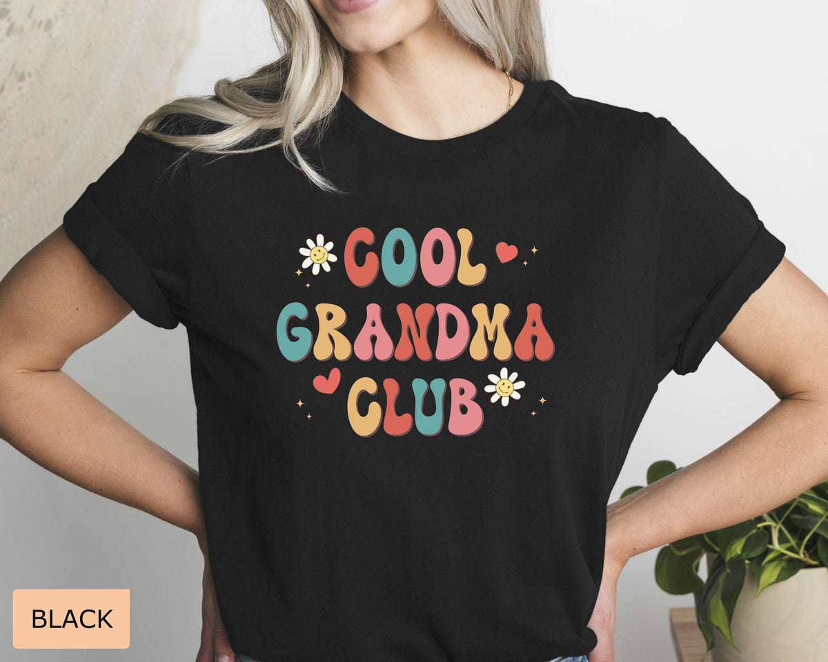 Cool Grandma Club Shirt Gift For New Grandmother Best Grandma Shirt Grandmother Shirt