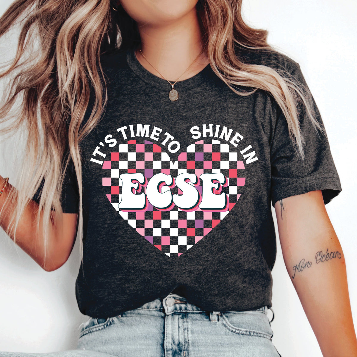 ECSE Shirt Early Childhood Special Education Shirt It's Time To Shine in ECSE Shirt Ecse Teacher Shirt