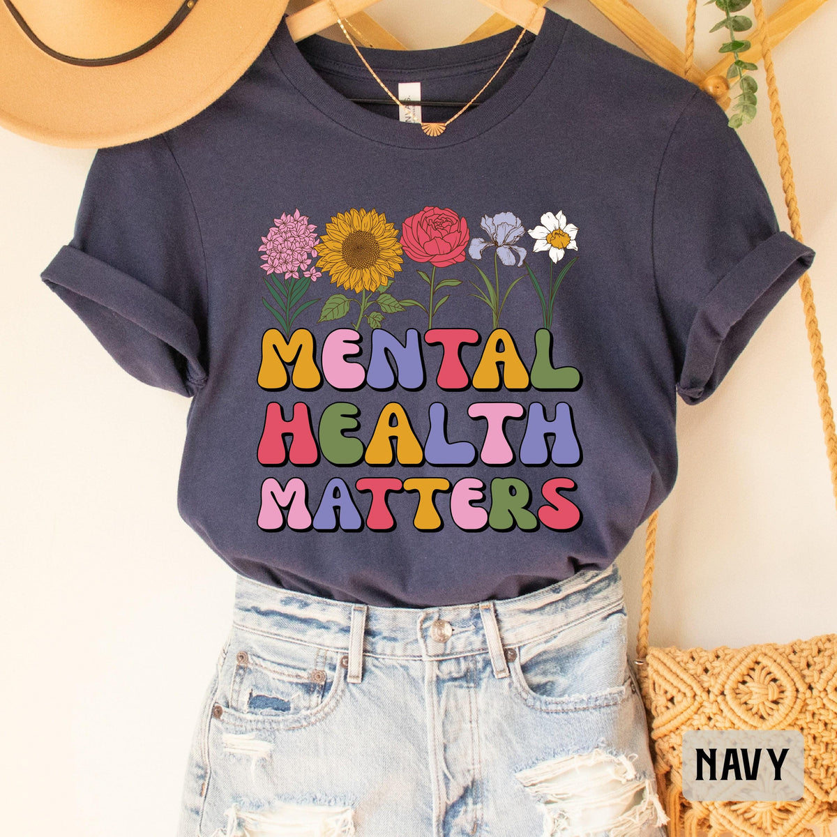 Mental Health Matters Shirt Psychologist Shirt Anxiety Shirt Therapist Shirt Women Inspirational Shirt