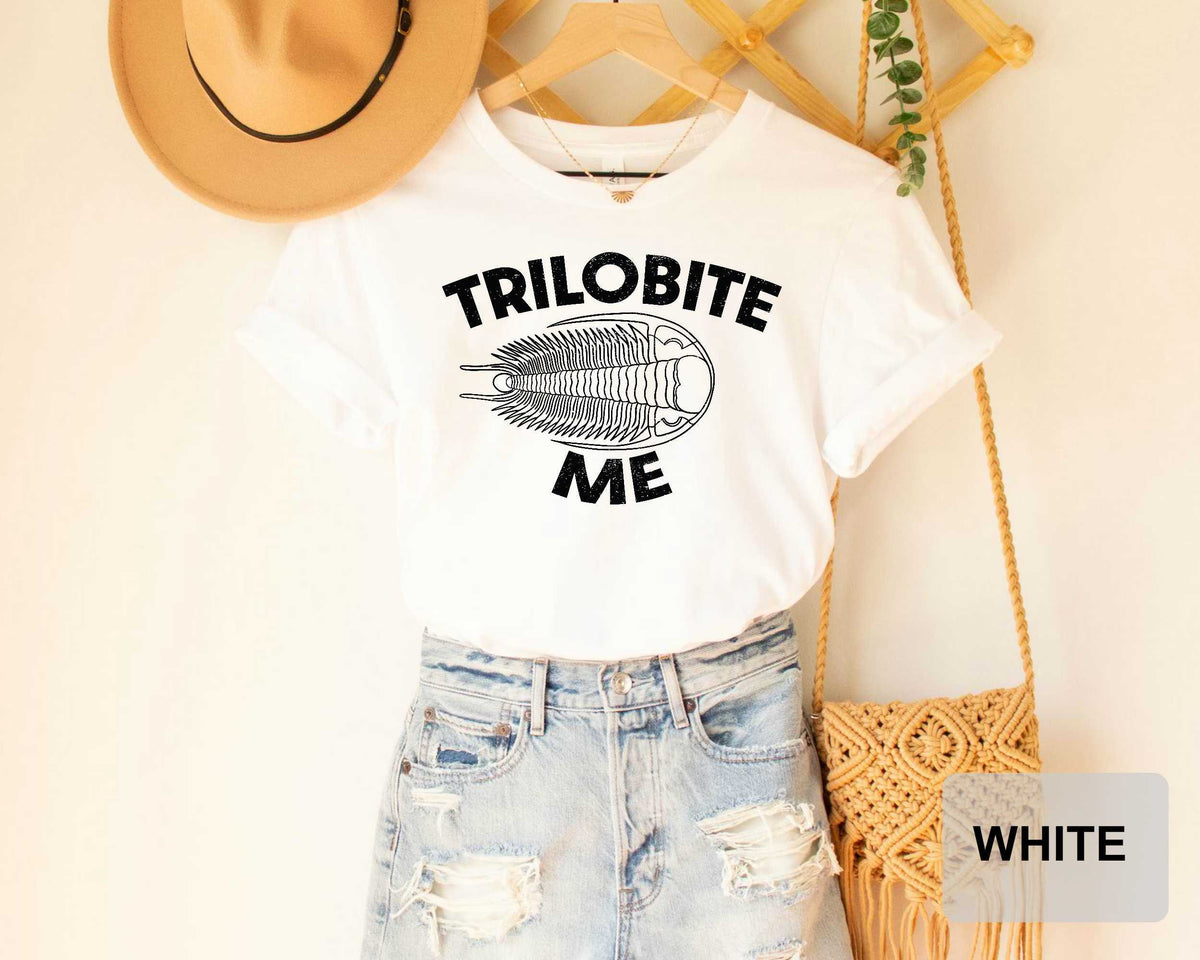 TriloBite Me Funny Rock Hound T-Shirt Geologist Shirt Rockhounding Shirt Fossil Collector Rockhound Gift