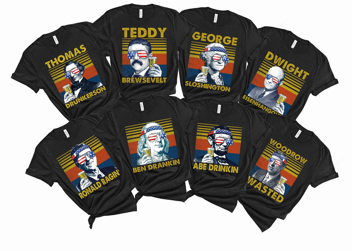 Funny Bachelor Party Shirts: Groomsmen Drinking Team T-Shirts
