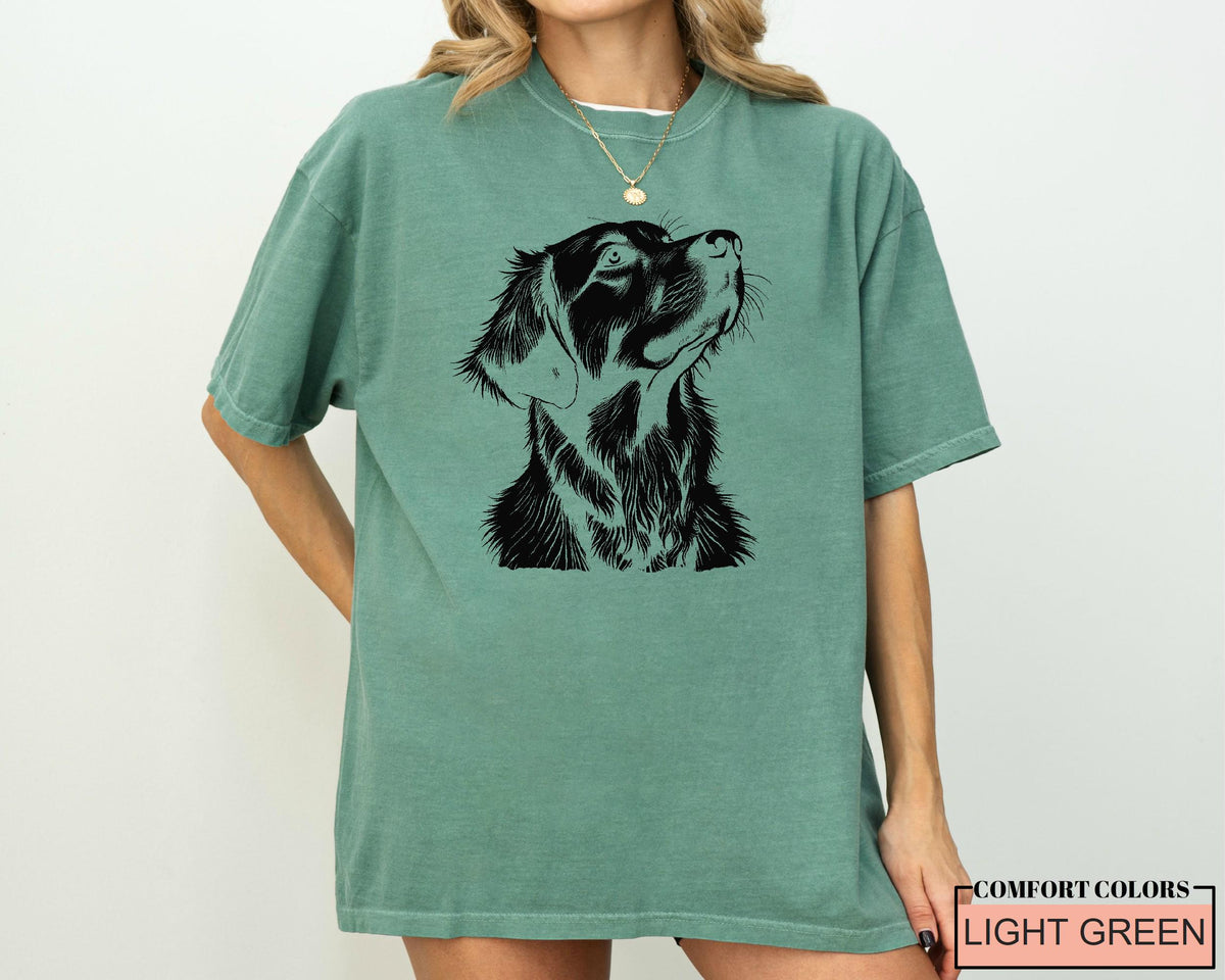 Golden Retriever Dog Mama Shirt: Comfort Colors Tee