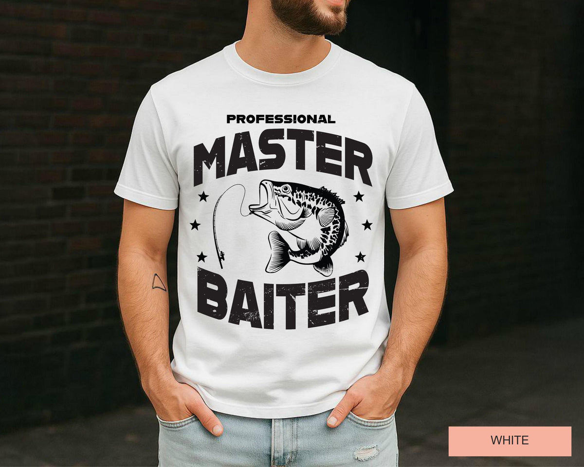 Master Baiter Fishing T-Shirt: Funny Fisherman Gift