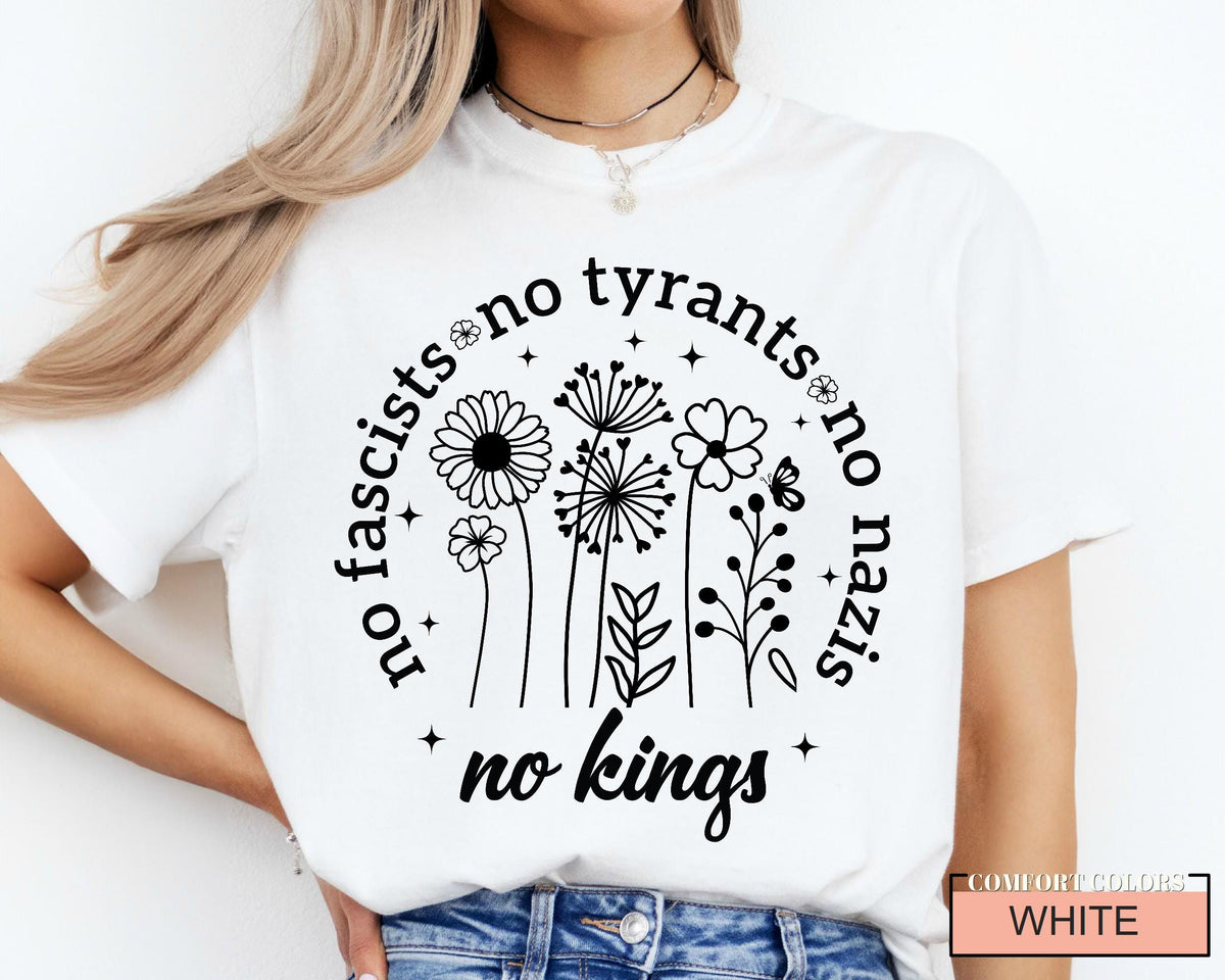 No Kings Anti Trump Shirt: Political Protest Tee