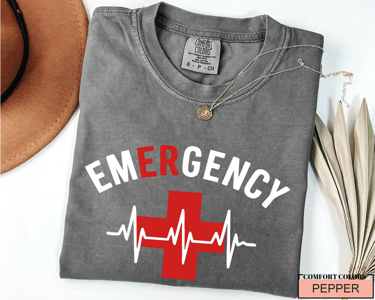 Emergency Shirt, ER Nurse Shirt, Emergency Medicine Nurse, Emergency Department Nurse Gift, Emergency Room Shirt, RN Shirt, Nurse Gift