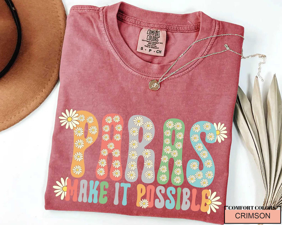 Paraprofessional T-Shirt: Special Education Teacher Appreciation Gift
