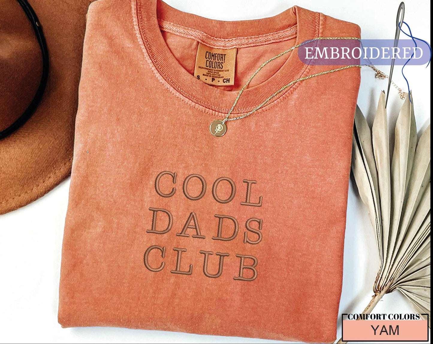 Cool Dads Club Embroidered Shirt - New Father Outfit