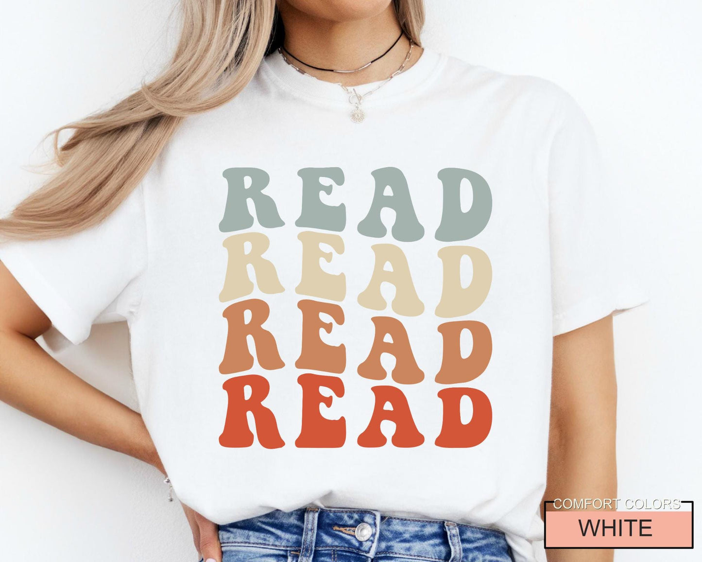 Read Shirt: School Librarian Gift, Comfort Colors Tee