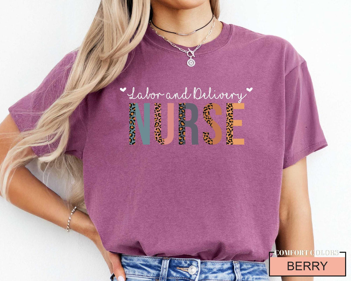 Labor and Delivery Nurse T-Shirt: Christmas LD Nurse Gift