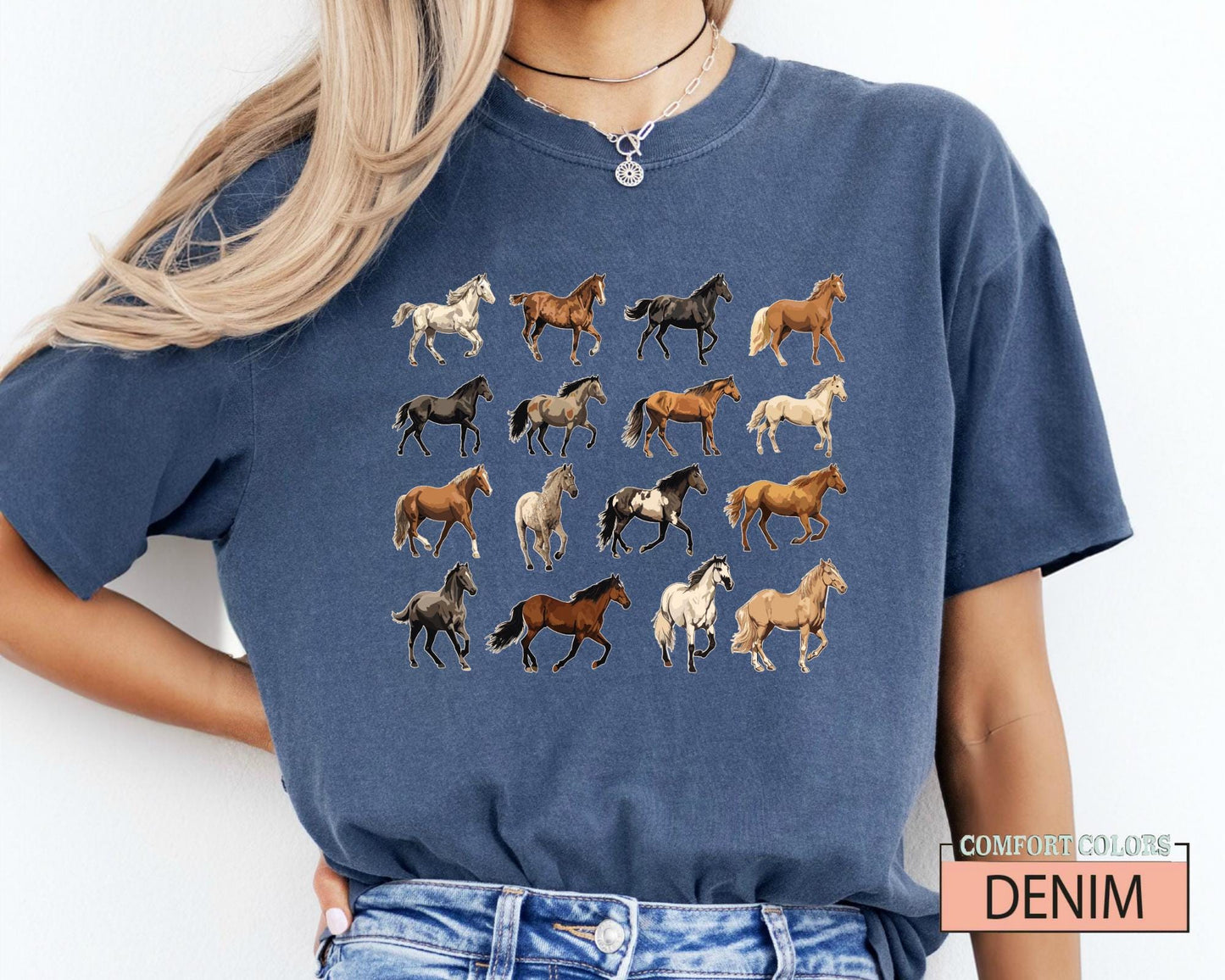 Horse Breeds Farm Shirt: Equestrian Gift