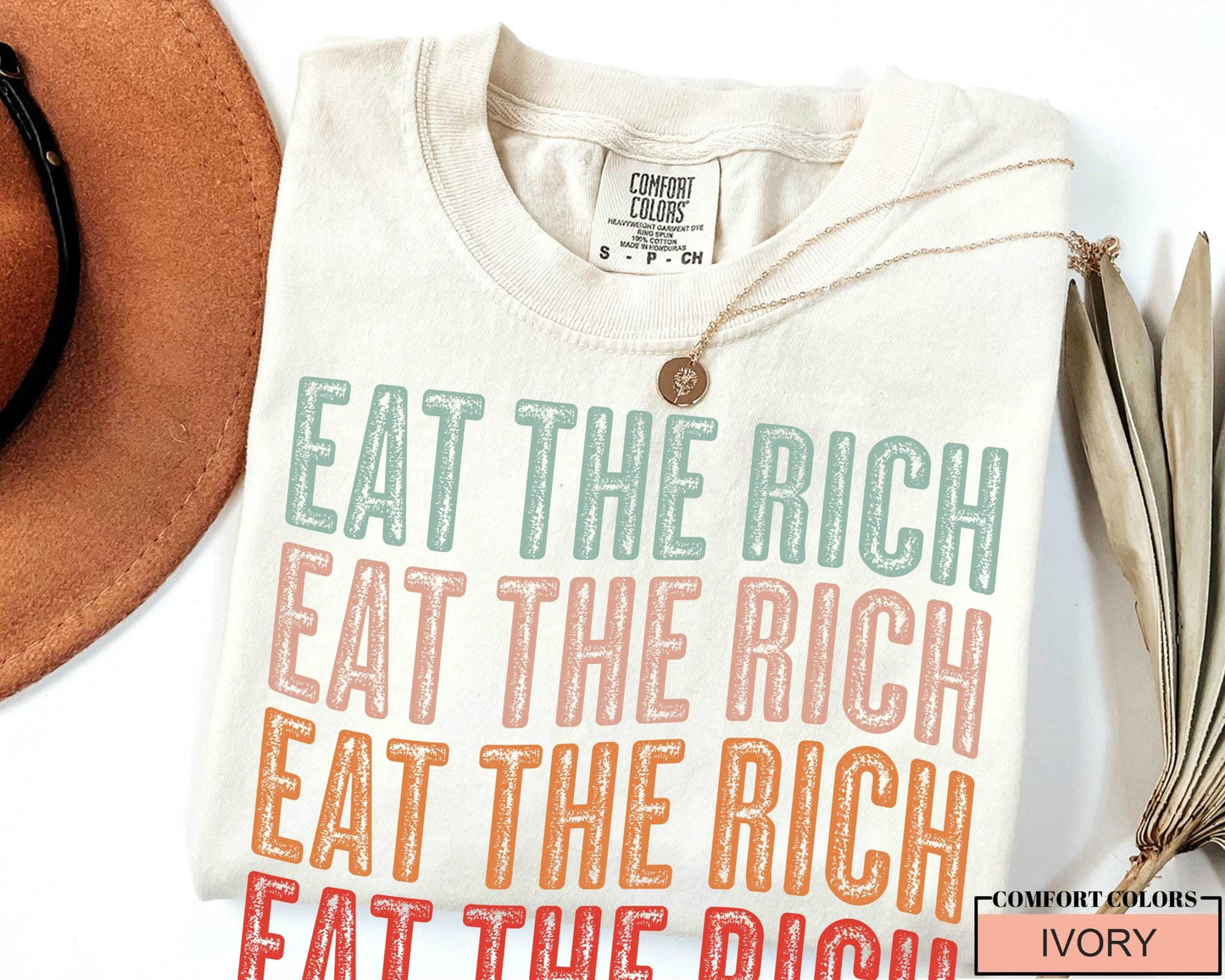 Eat the Rich Shirt, Anti Capitalist Political Shirt