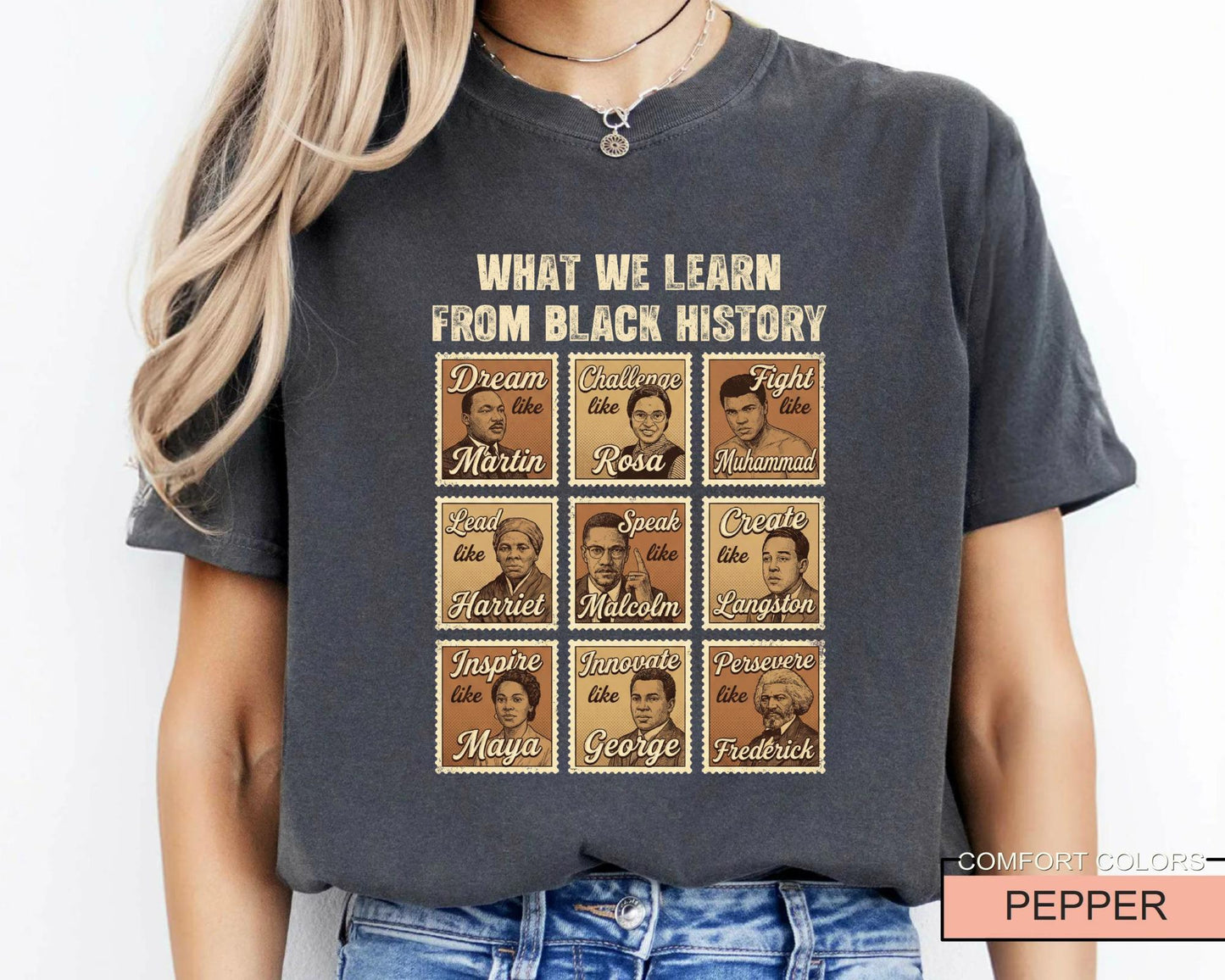 Black History Month Comfort Colors Tee, Civil Rights Shirt