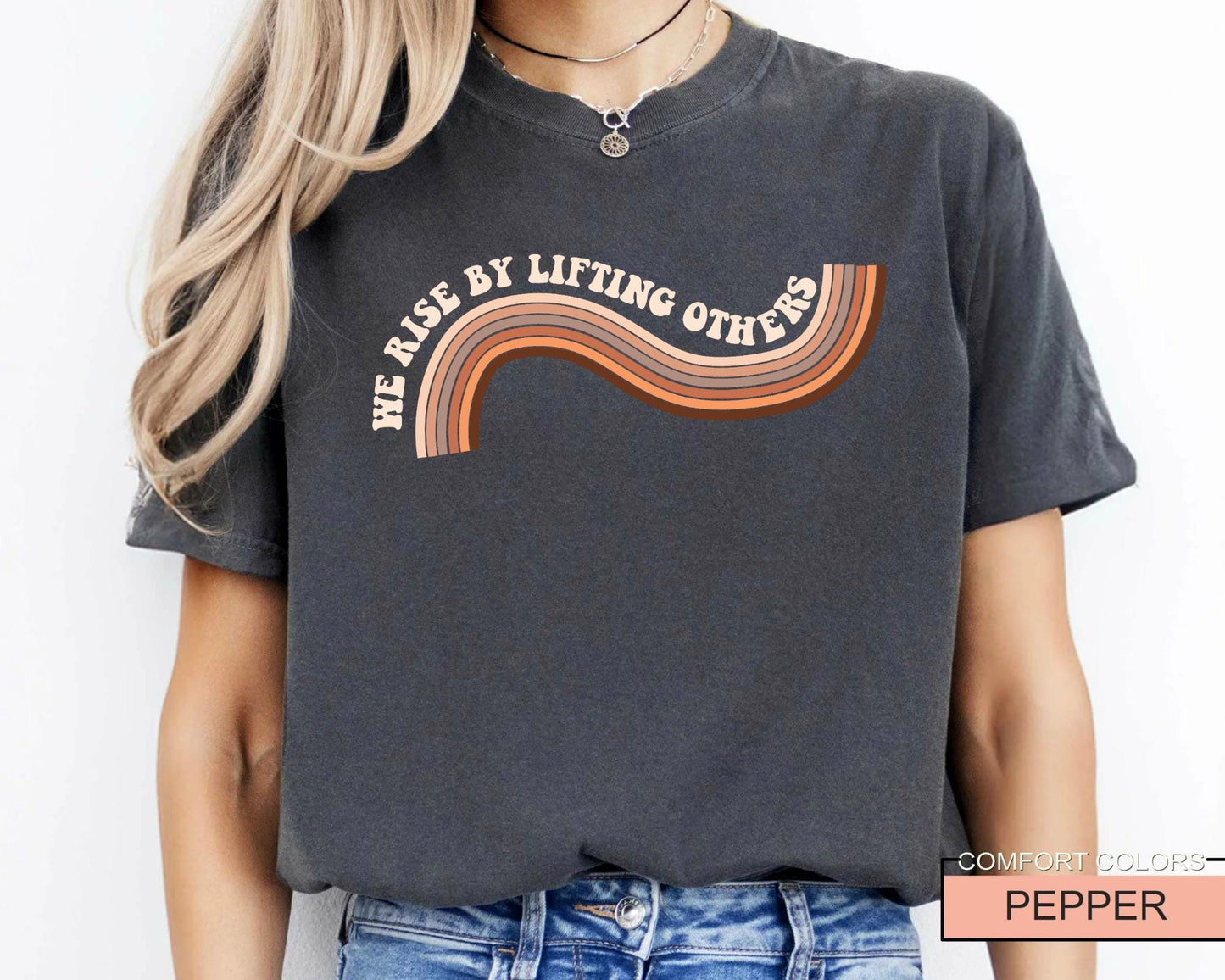 Black History Melanin Equality Shirt, We Rise By Lifting Others Tee