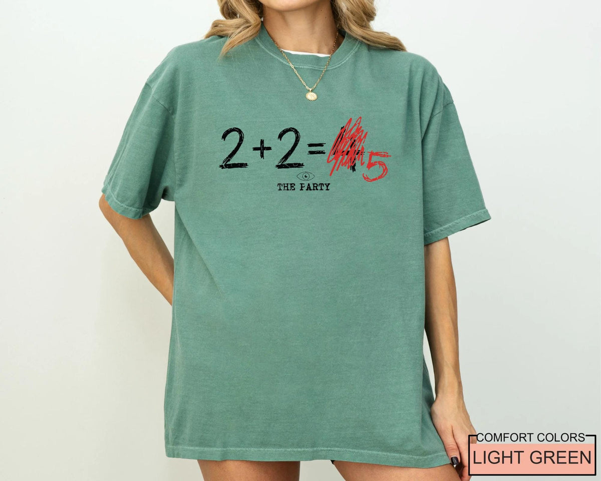 2+2= 5 George Orwell Tee, 1984 Quote Shirt