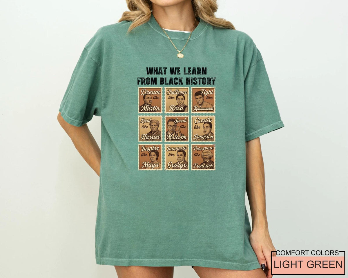Black History Month Comfort Colors Tee, Civil Rights Shirt