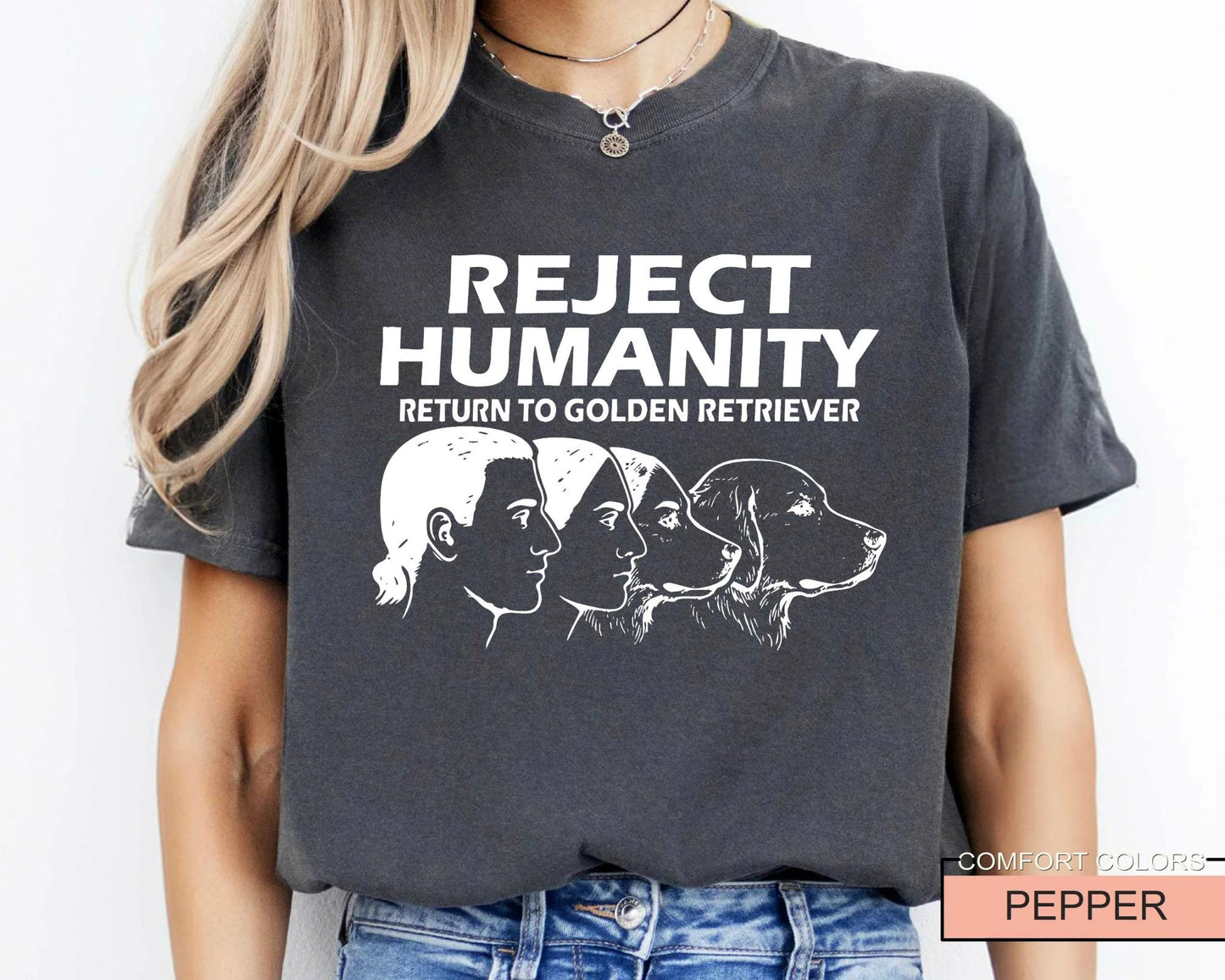 Return to Golden Retriever Shirt, Weirdcore Meme Tee