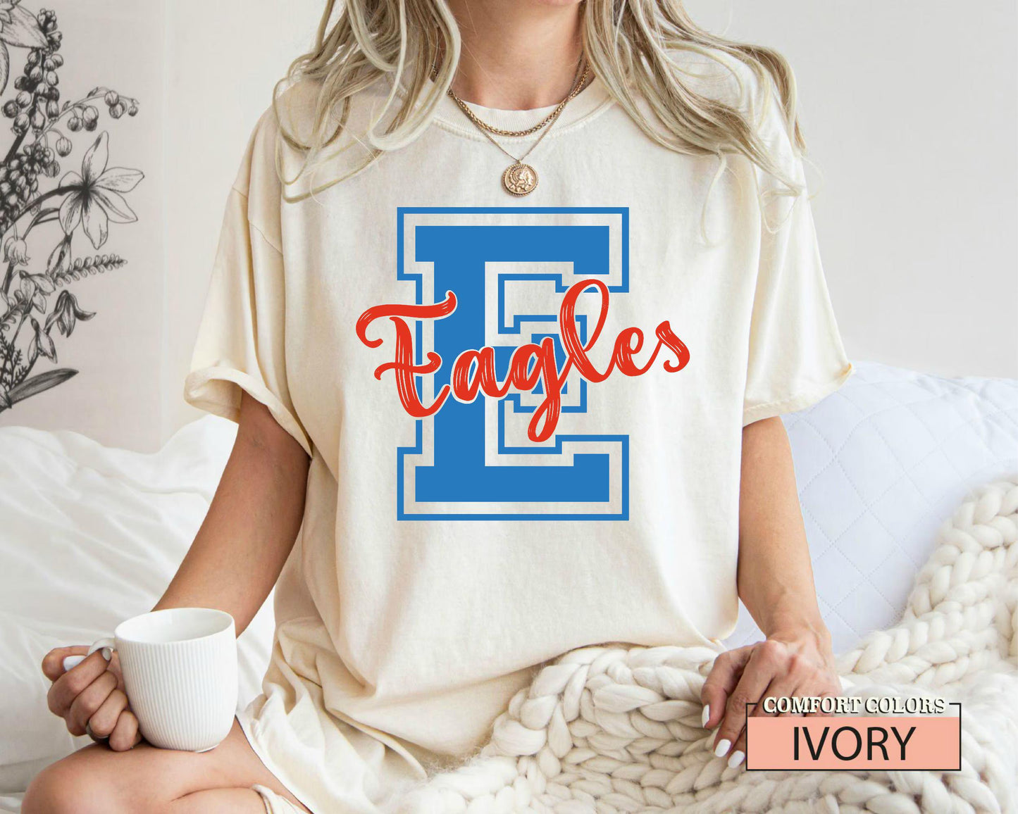 School Spirit Wear - Team Name Mascot Tshirts for Highschool Elementary School