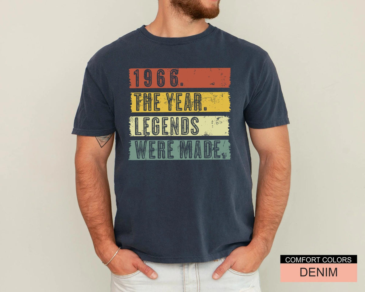 60 Years Old Birthday Gift , Legends Were Made T-Shirt