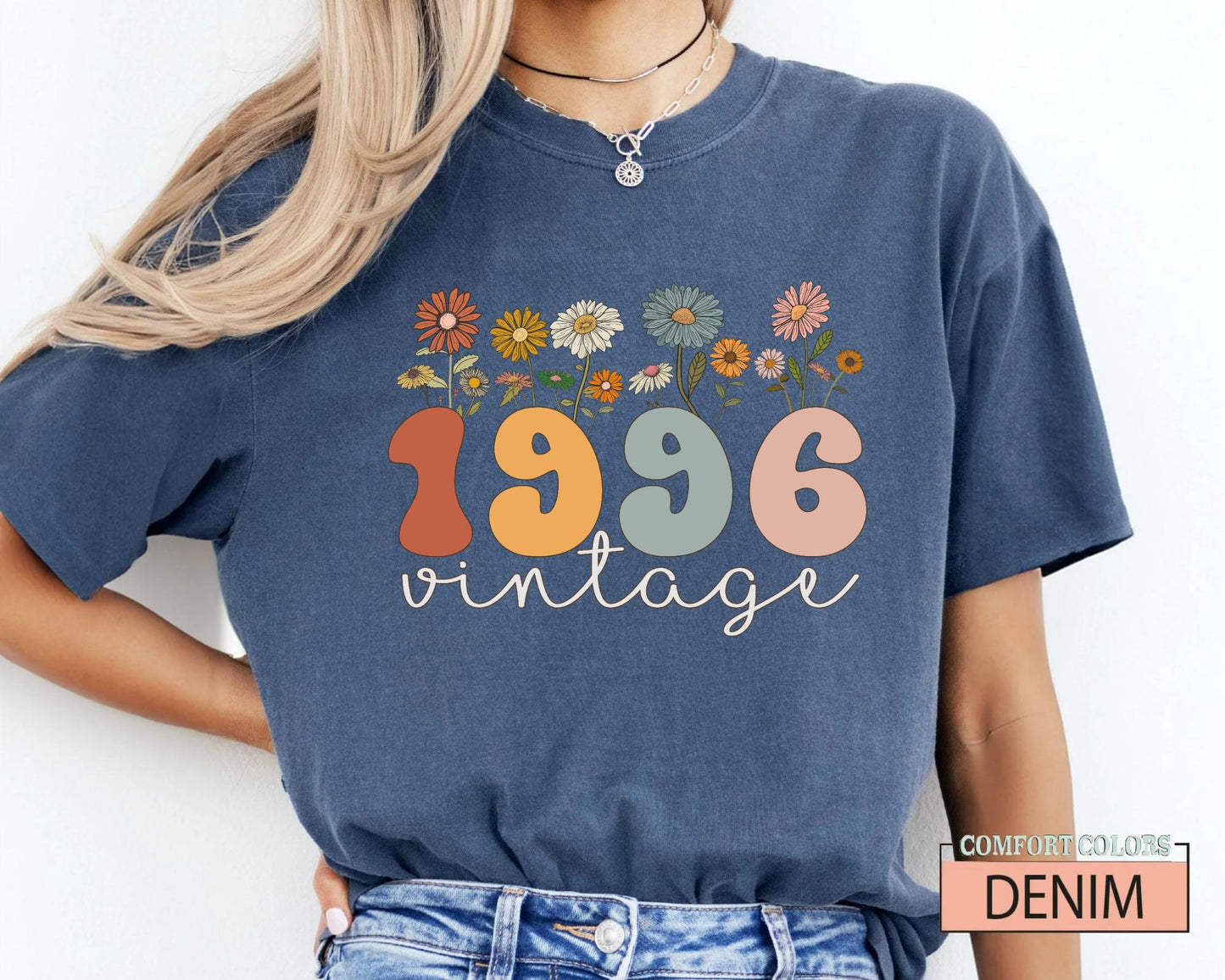 Custom 30th Birthday Tee Shirt - Vintage 1996 Tshirt for Daughter