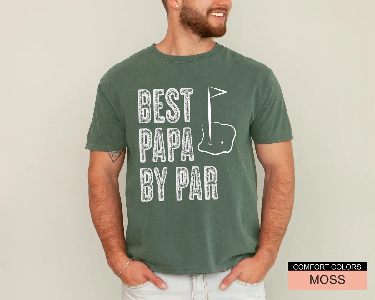 Best Papa By Par Shirt, Golf Player Papa Golf Gift Tshirt, Golfing Papa Tee Shirt, Gift for Grandpa, Father's Day Shirt for Grandfather