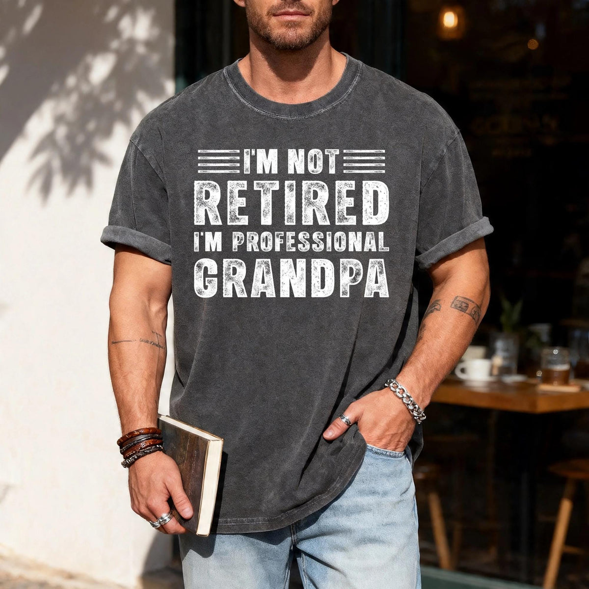 Im Not Retired Im Professional Grandpa Shirt, Funny Retirement Gift Tee for Grandpa