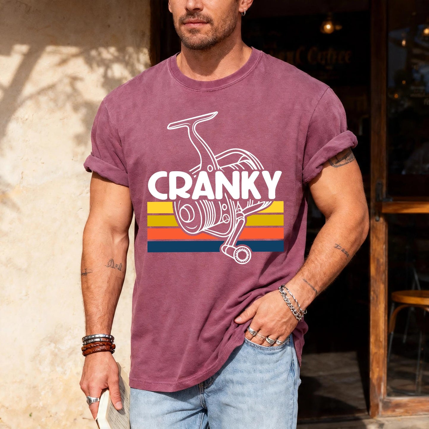 Funny Fishing Shirt: Crankbait Lure, Gift for Fisherman Dad