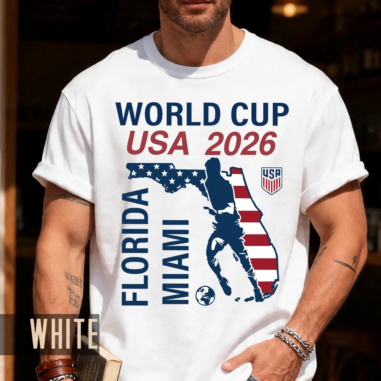 Miami Florida Map World Cup USA 2026 Souvenir Shirt, Local Fan Collector Tee