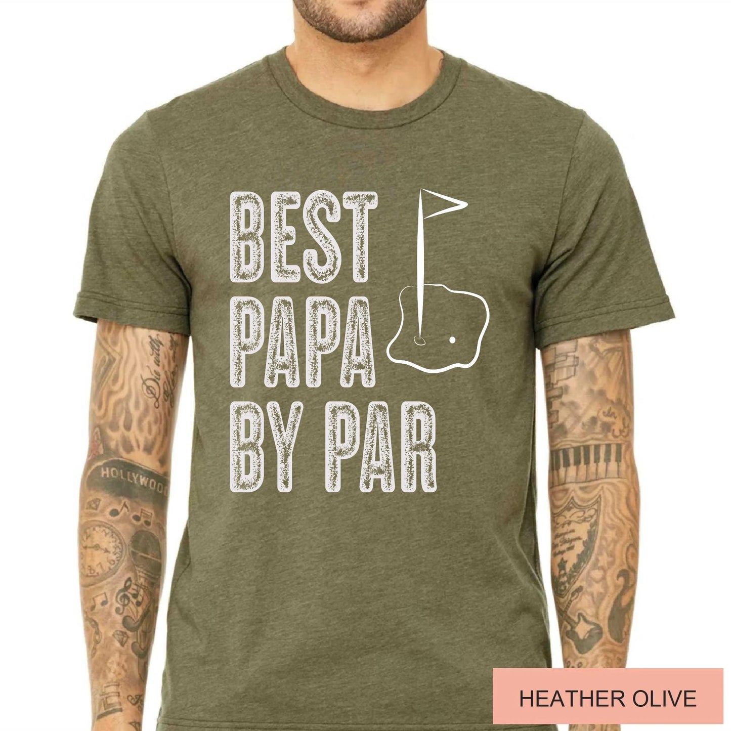 Best Papa By Par Shirt, Golf Player Papa Golf Gift Tshirt, Golfing Papa Tee Shirt, Gift for Grandpa, Father's Day Shirt for Grandfather