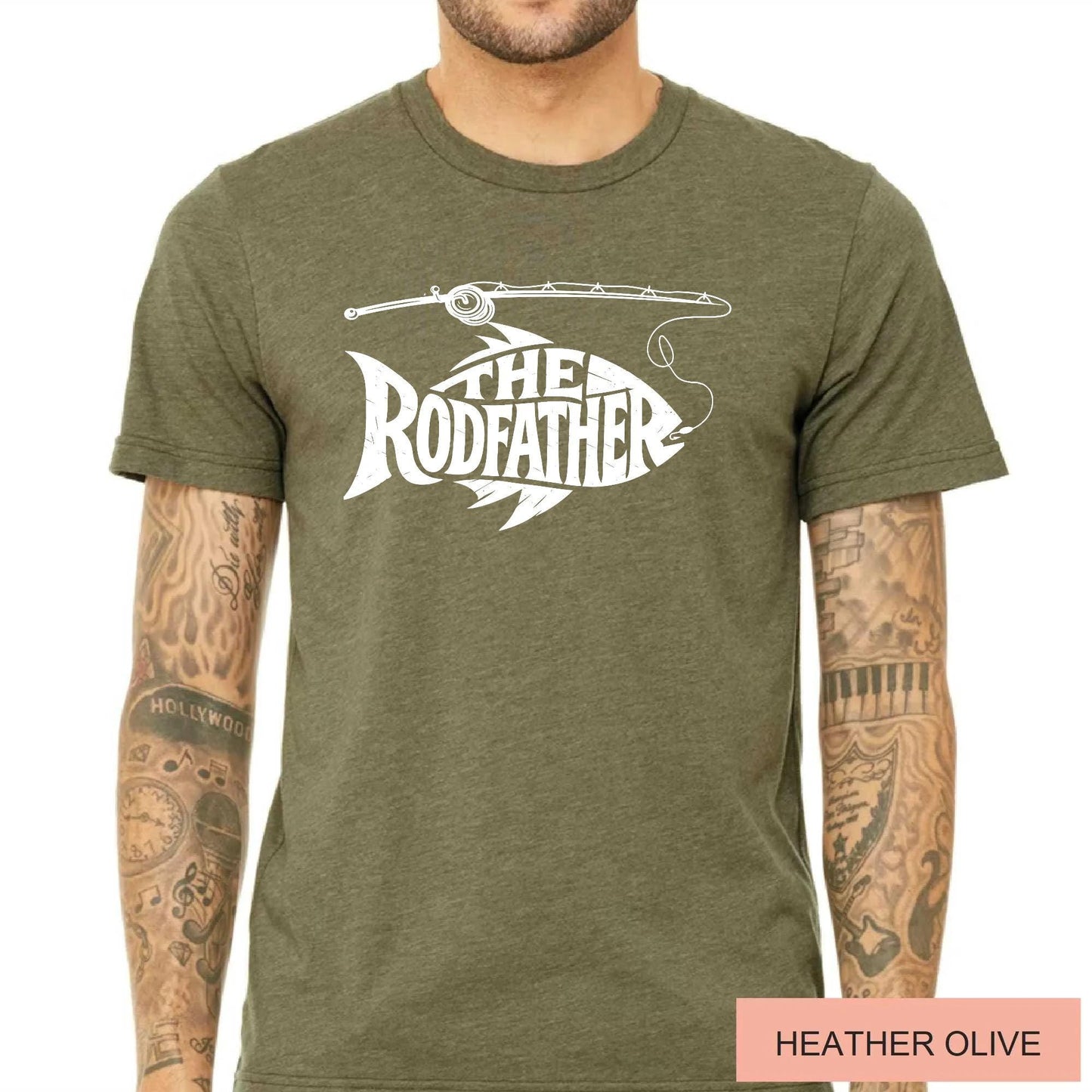 The Rodfather Shirt: Funny Fisherman Dad Gift