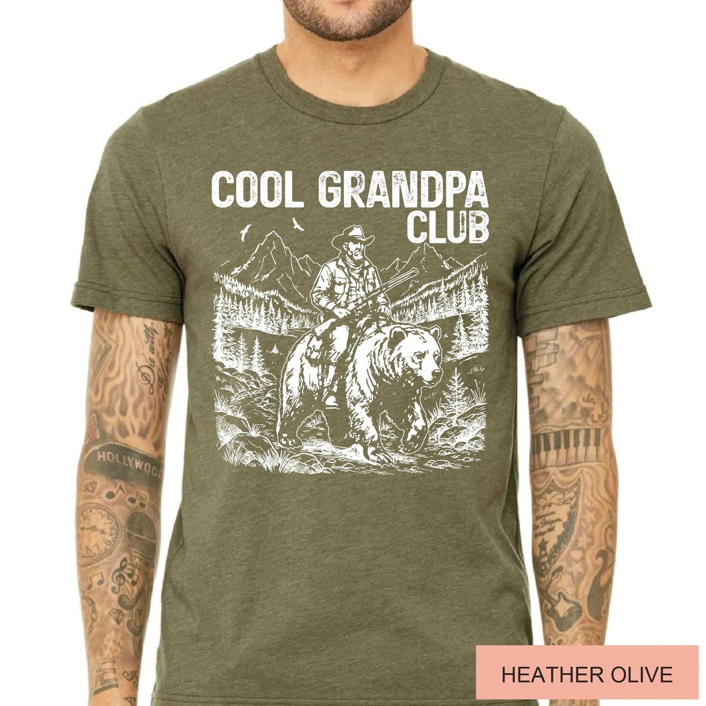 Cool Grandpa Club T-Shirt, Shirt for Grandfather