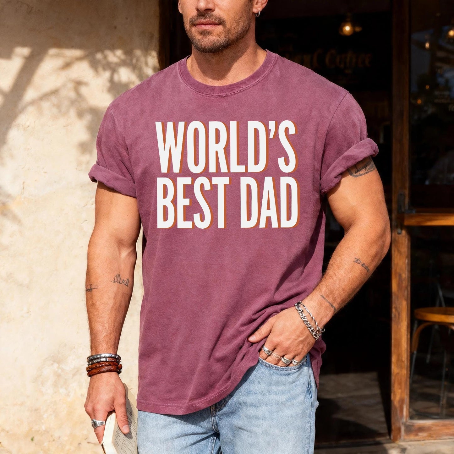 World's Best Dad Shirt, Fathers Day Tee