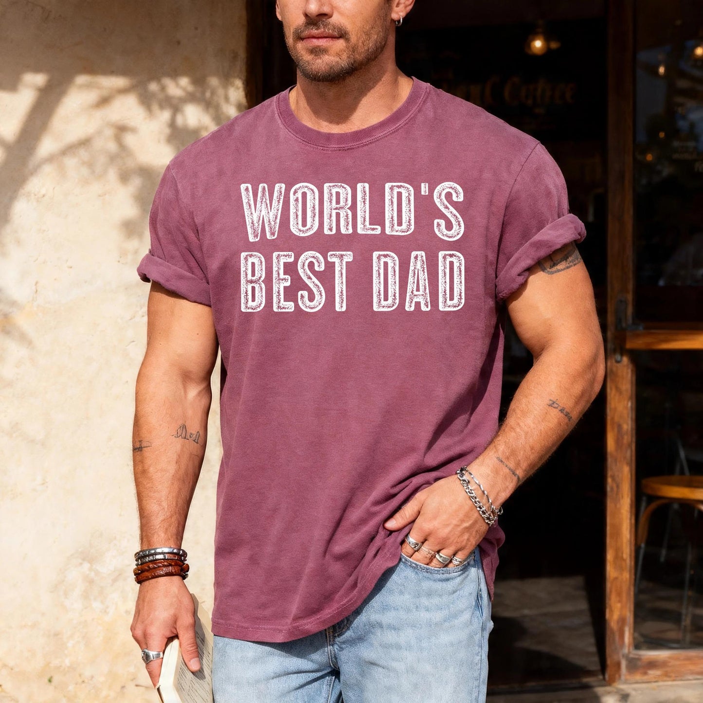 New Dad Gift Shirt, Worlds Best Dad Tee
