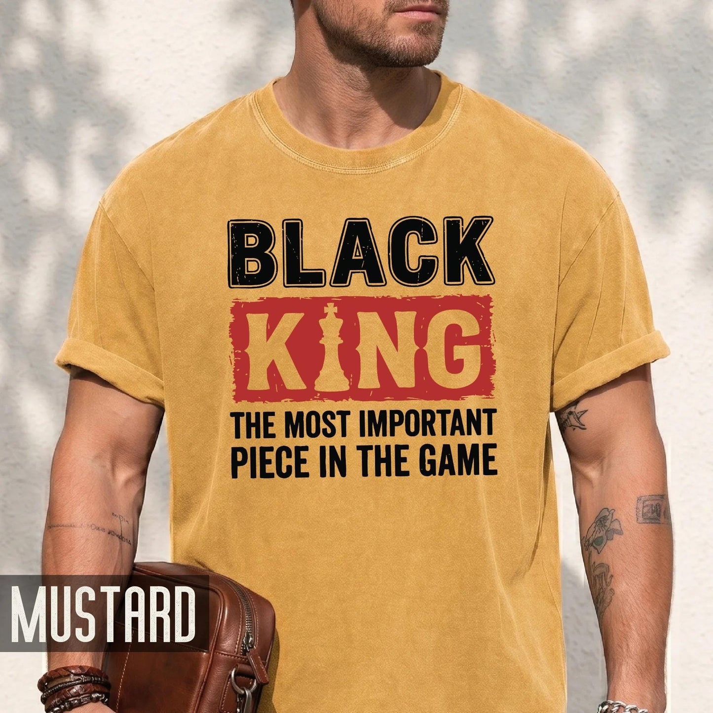 African American Men Empowerment Chess Piece Shirt, Black King The Most Important Piece In The Game