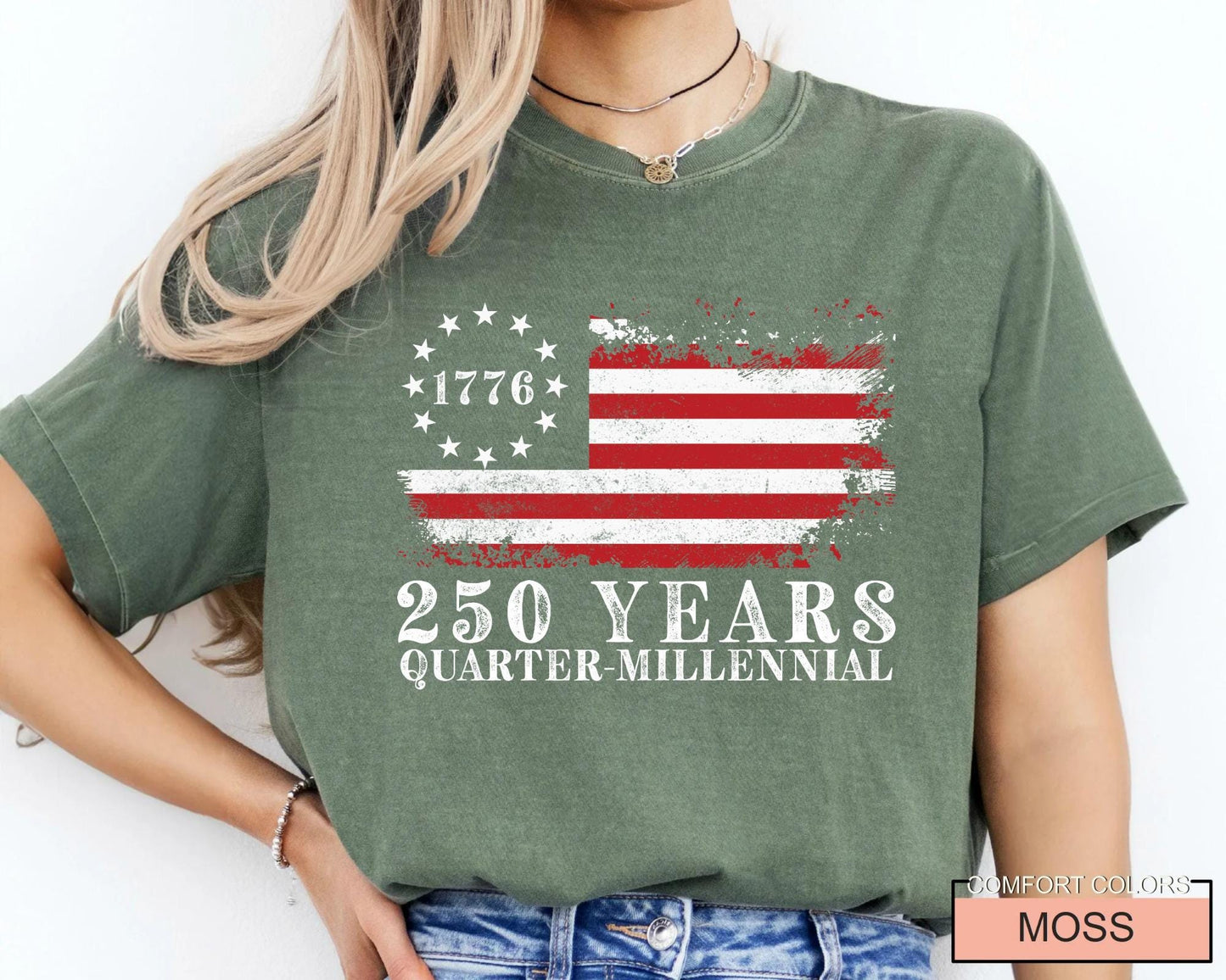 1776 - 2026 Quarter-Millennial Shirt, America 250 Years Independence Day History Tee