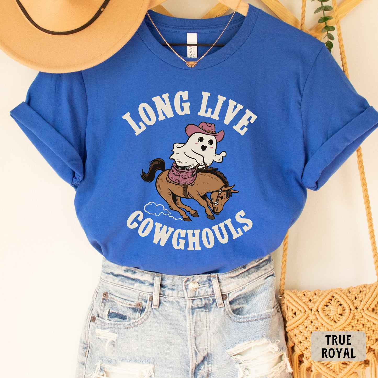 Western Halloween Shirt Long Live Cowghouls Shirt Halloween Country Shirt Spooky Cowboy Shirt