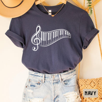 Keyboard Piano Shirt Music Lover Shirt Piano Teacher Shirt Pianist Shirt Piano Keys Shirt