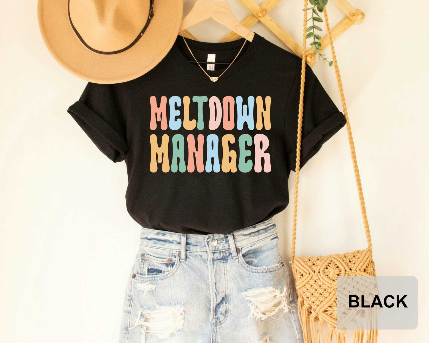 Funny Mom Shirt Meltdown Manager Shirt Cute Mama Shirt Mothers Day Gift Trending Mom Shirt