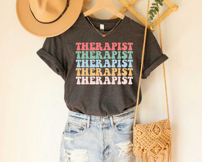 Therapist Shirt Counselor Shirt Psychologist Shirt Mental Health Awareness T-Shirt