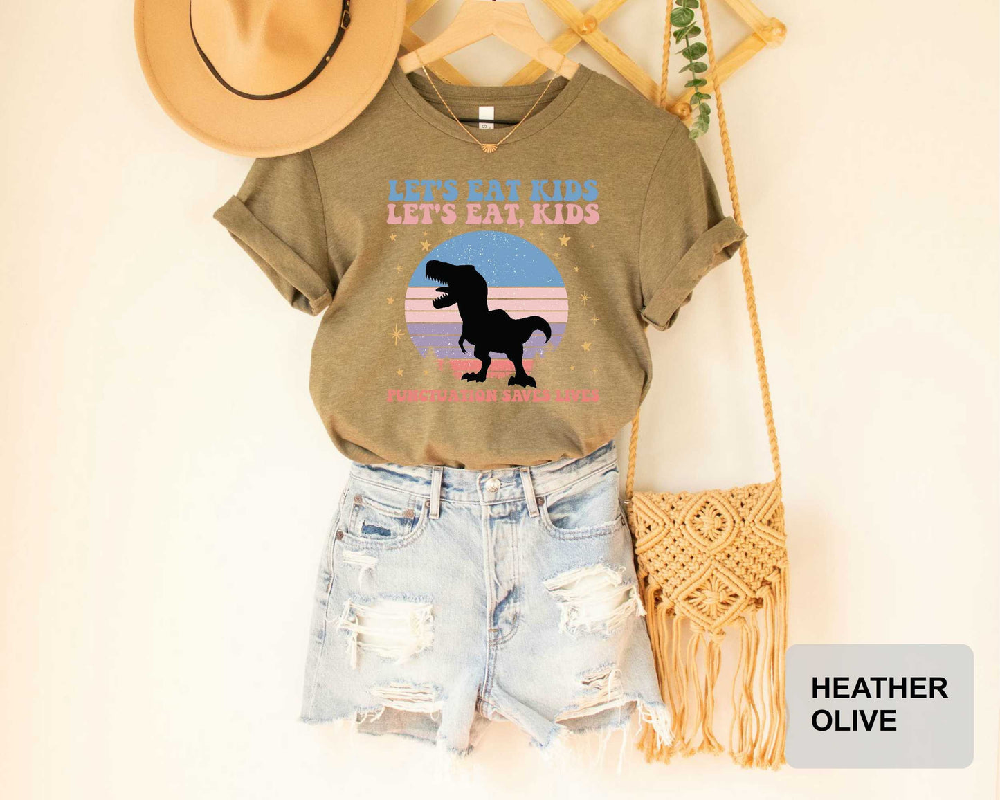 Funny Grammar Shirt Let's Eat Kids Shirt Punctuation Saves Lives Shirt Commas Save Shirt Literature Shirt