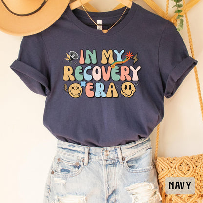 In My Recovery Era Shirt Sober Gift Addiction Counselor Shirt Soberversary Shirt Newly Recovered Shirt