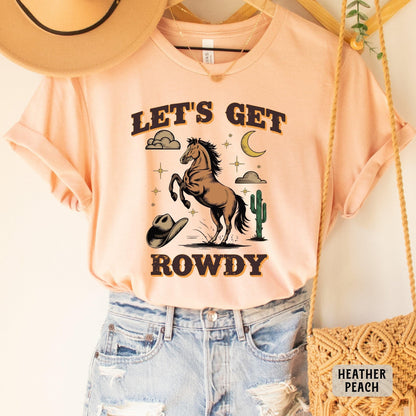 Western Bridal Party Shirt My Last Rodeo Shirt Lets Get Rowdy Shirt Country Bachelorette Shirt Cowgirl Bach Party Shirt