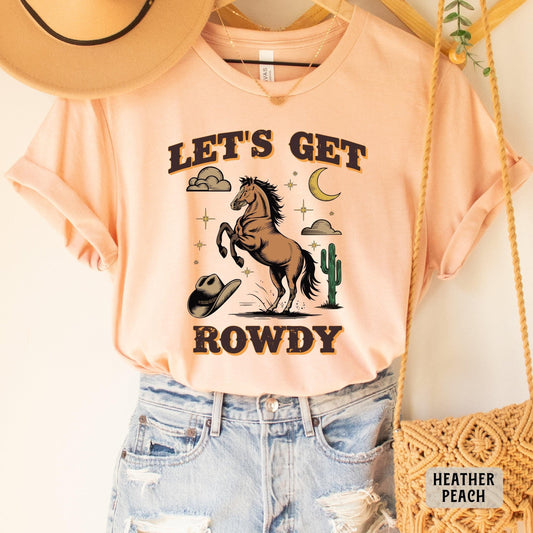 Western Bridal Party Shirt My Last Rodeo Shirt Lets Get Rowdy Shirt Country Bachelorette Shirt Cowgirl Bach Party Shirt