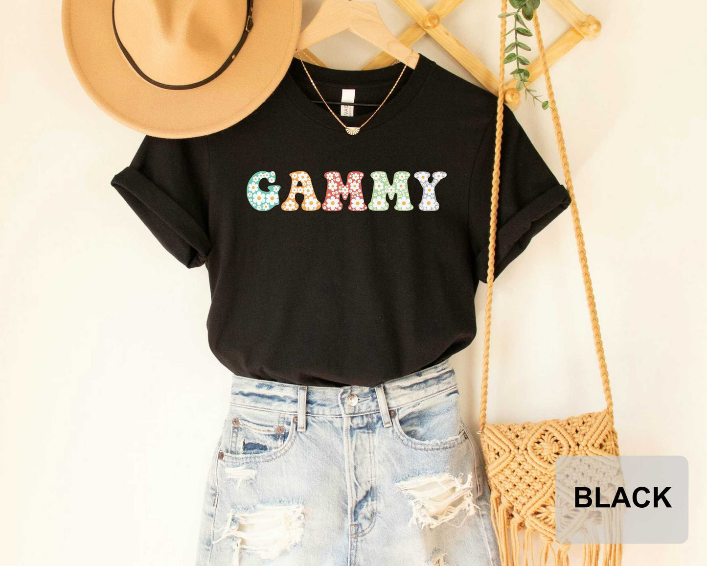 Floral Gammy Shirt Gift from Grandkids Mom Life Shirt Gammy Life Shirt Grandma Gift