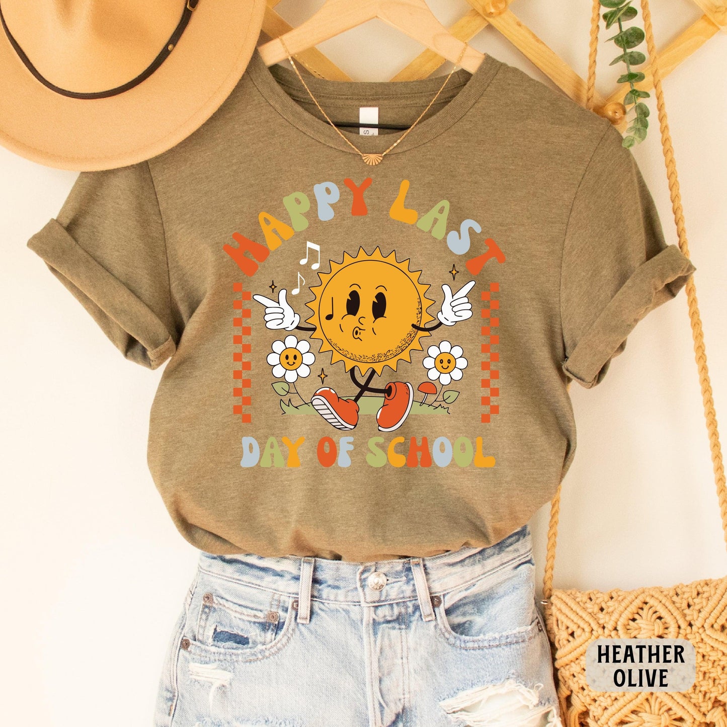Happy Last Day of School Shirt Teacher Life Gift Funny Teacher Shirt End Of School Shirt School Life Shirt